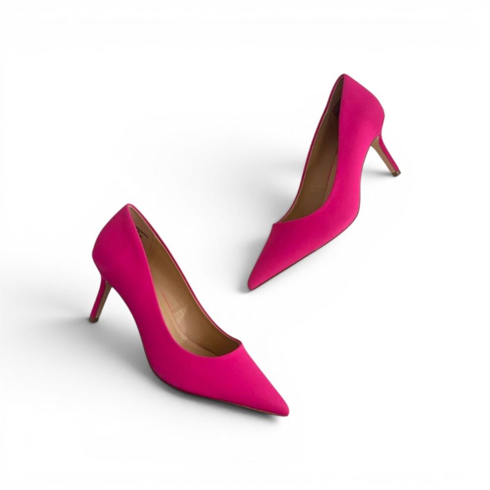 On 34th Mariahh Pointed-Toe Fuchsia Stiletto Heel Pumps, New! Size 10M